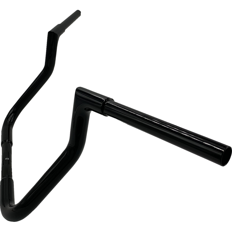 Reduced Reach Flat Top Handlebar Gloss Black 11 Inch