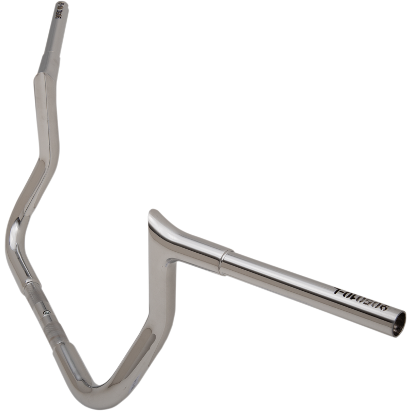 10" EZ Install Pointed Top Handlebar, Chrome (FLHT/FLHX Fitment)