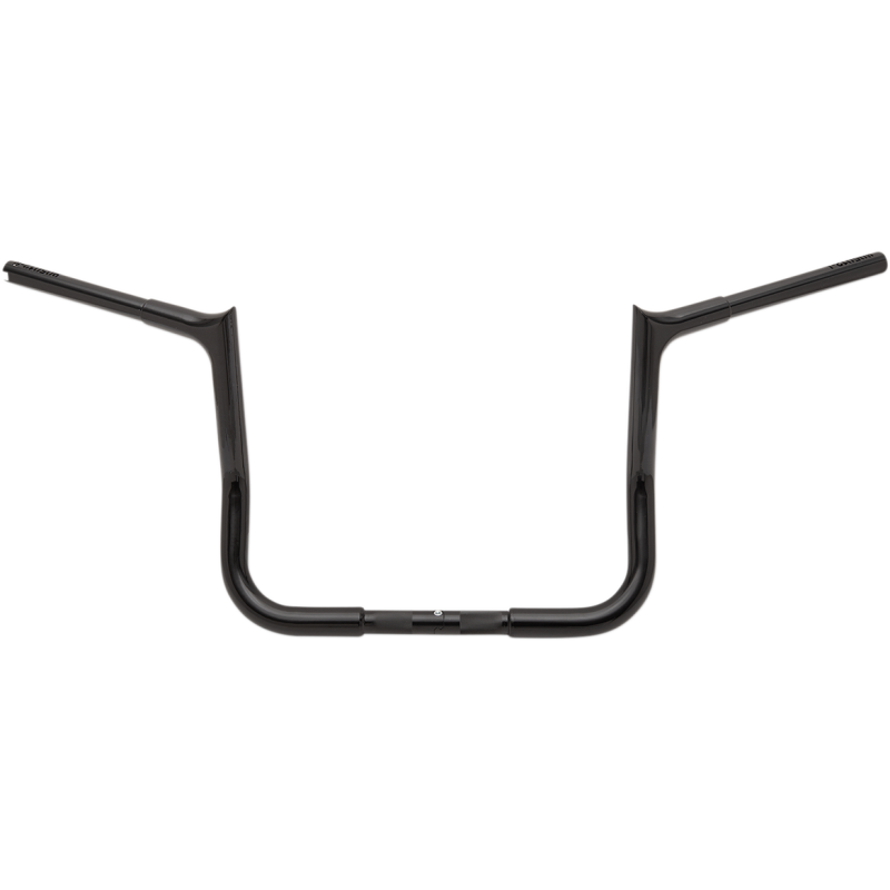 12" EZ Install Pointed Top Handlebar, Gloss Black (FLHT/FLHX Fitment)