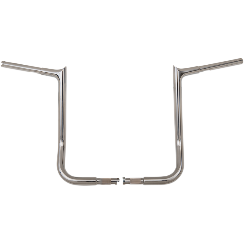 16" EZ Install Pointed Top Handlebar, Chrome (FLHT/FLHX Fitment)