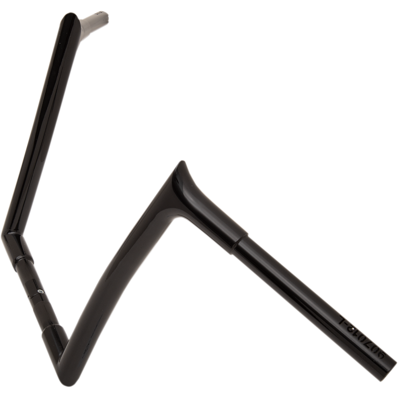 12" EZ Install Pointed Top Handlebar, Gloss Black (Softail/Dyna Fitment)