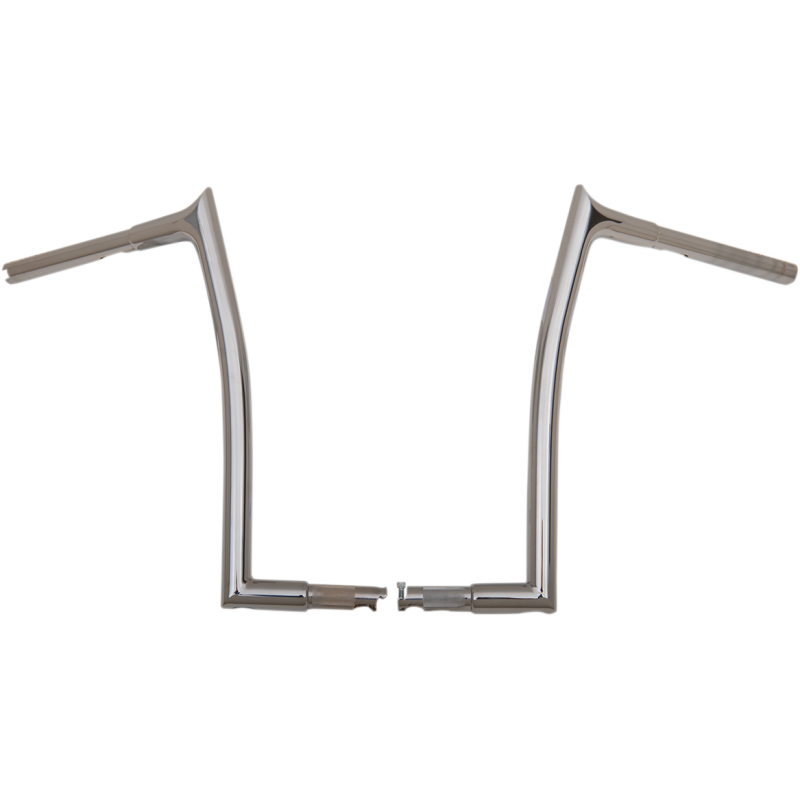 16" EZ Install Pointed Top Handlebar, Chrome (Softail/Dyna Fitment)