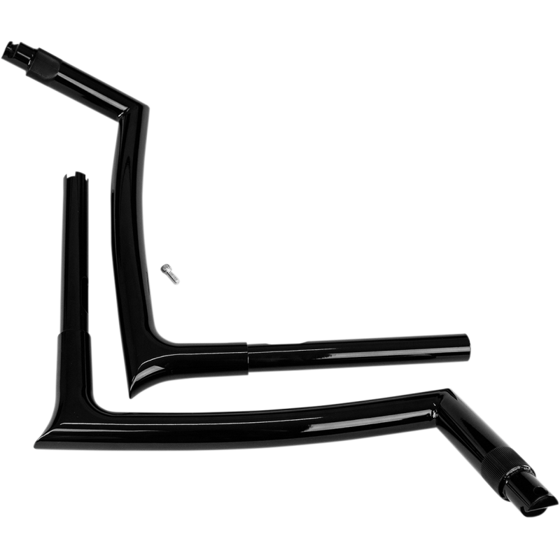 Pointed Top Handlebar Gloss Black 12 Inch