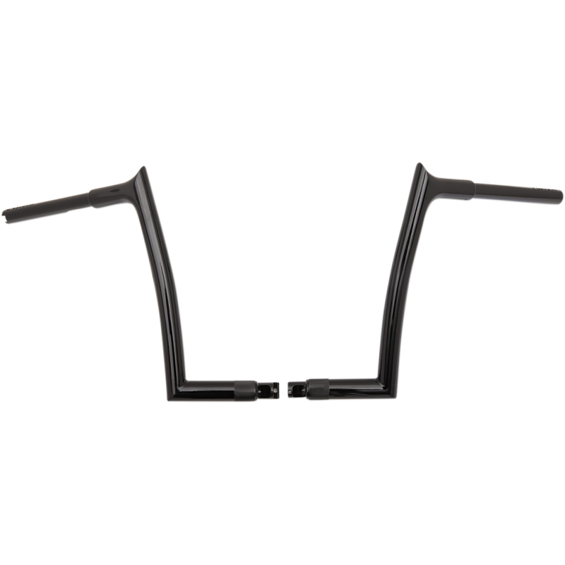 Pointed Top Handlebar Gloss Black 12 Inch