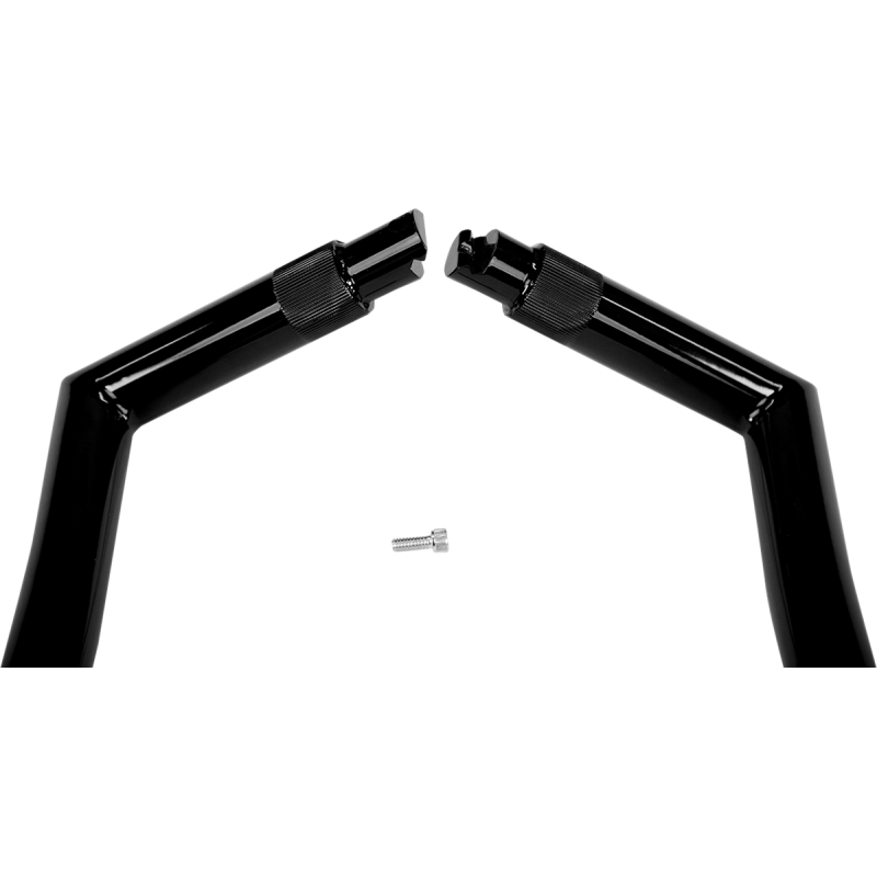 Pointed Top Handlebar Gloss Black 12 Inch