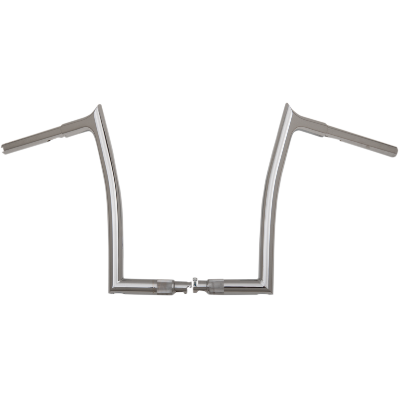 14" EZ Install Pointed Top Handlebar, Chrome (Wide Fitment)