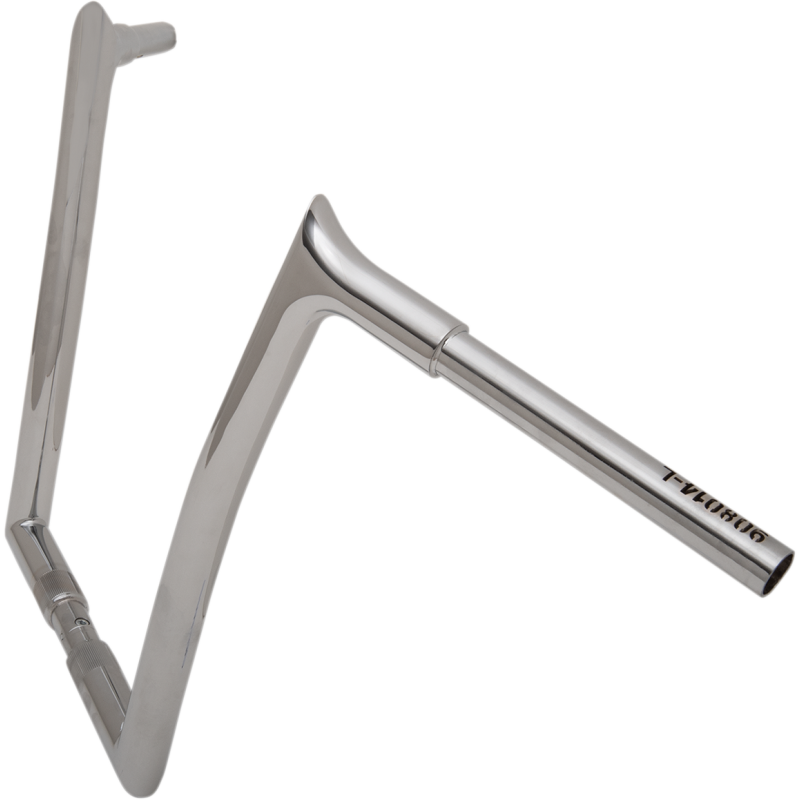 14" EZ Install Pointed Top Handlebar, Chrome (Wide Fitment)