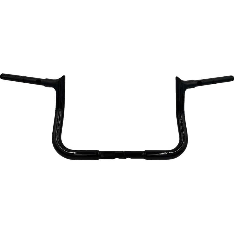 10" EZ Install Pointed Top Handlebar, Gloss Black