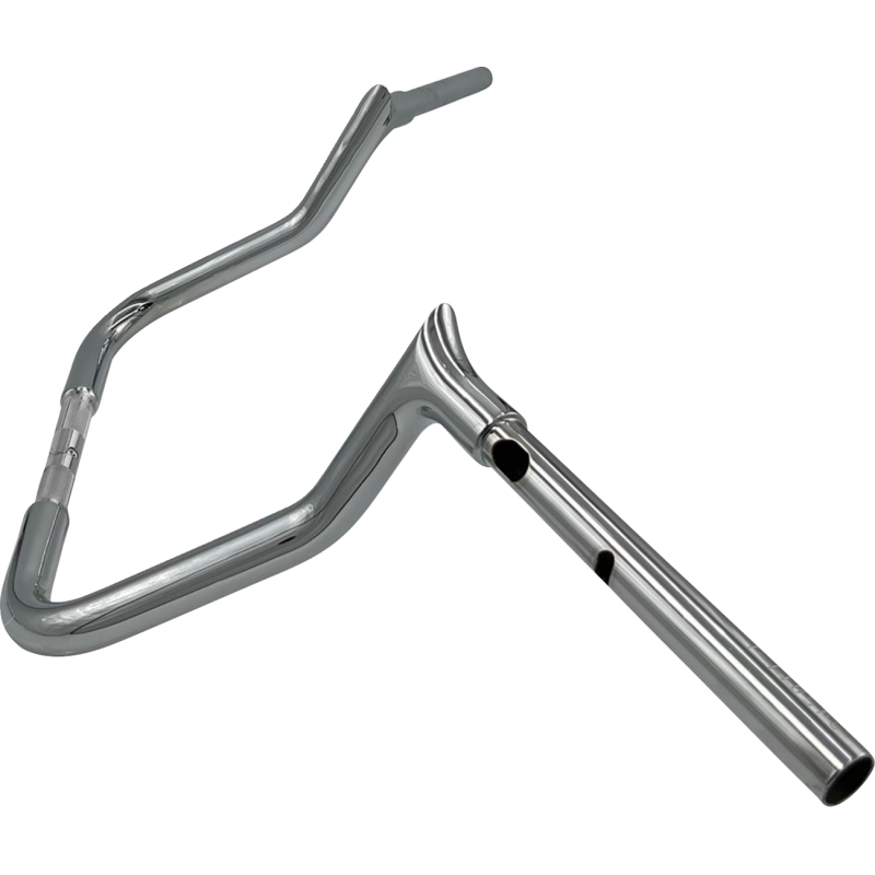 11" EZ Install Pointed Top Handlebar, Chrome