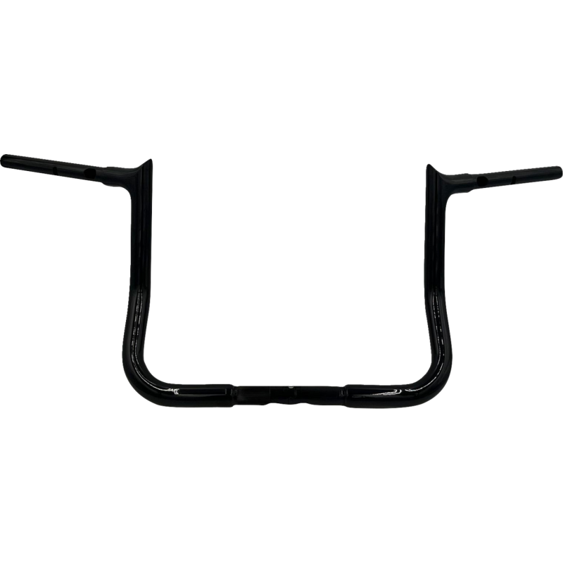 12" EZ Install Pointed Top Handlebar, Gloss Black