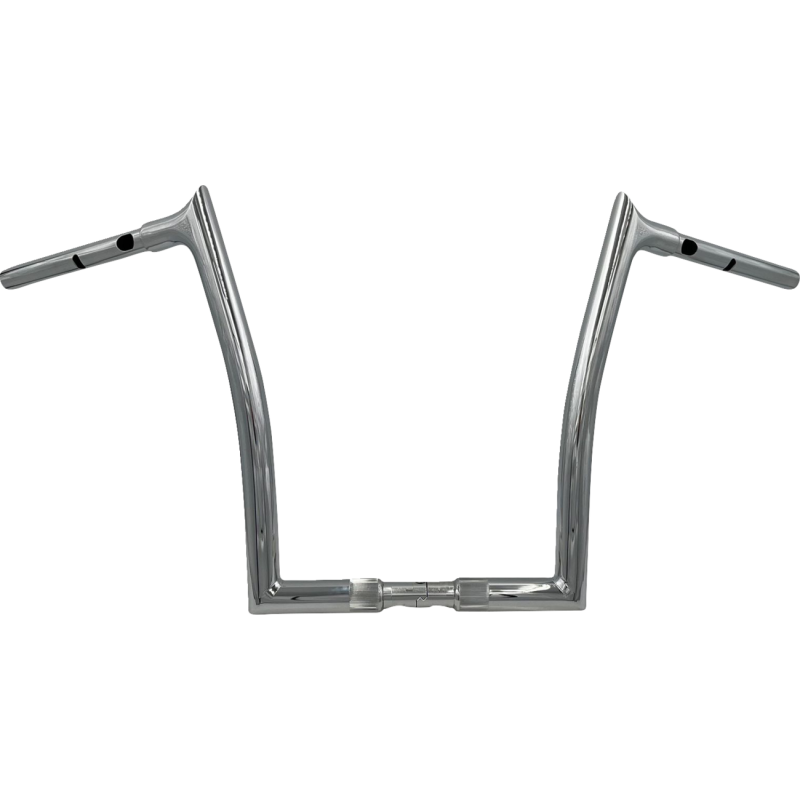 14" EZ Install Pointed Top Handlebar, Chrome (FLTRX Fitment)
