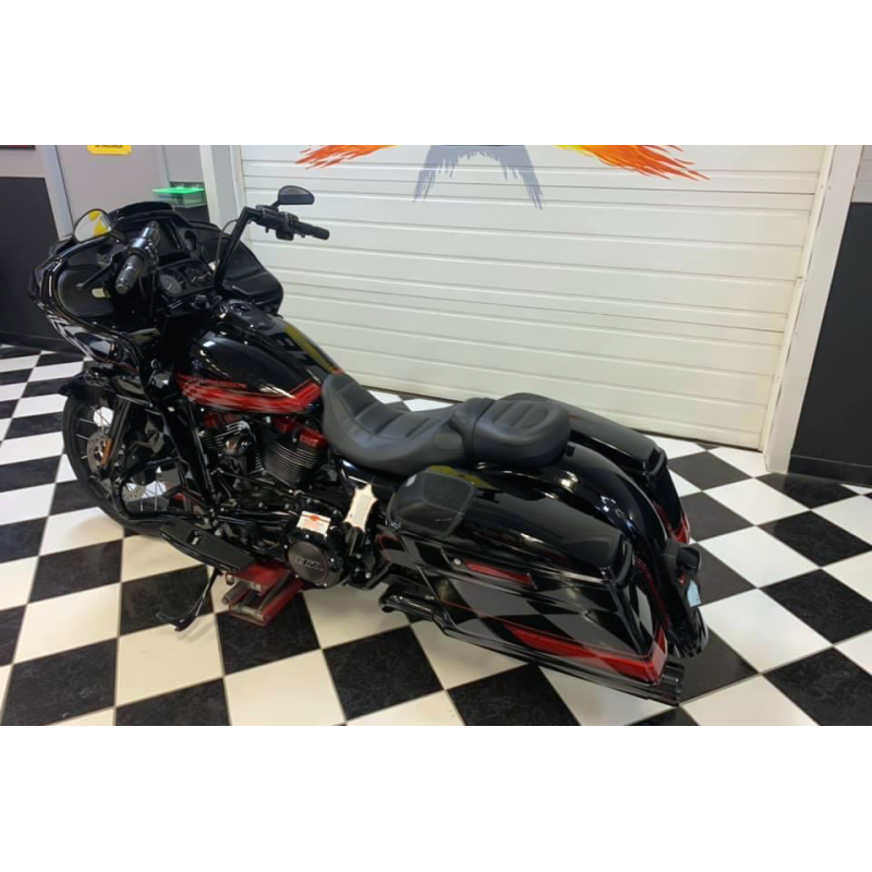 Flat Top Handlebar Gloss Black 12 Inch