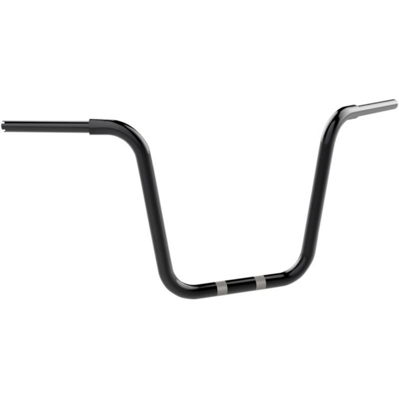 Khrome Werks 1 1/4" Fat Center 14" Bobber Ape Handlebar - Gloss Black