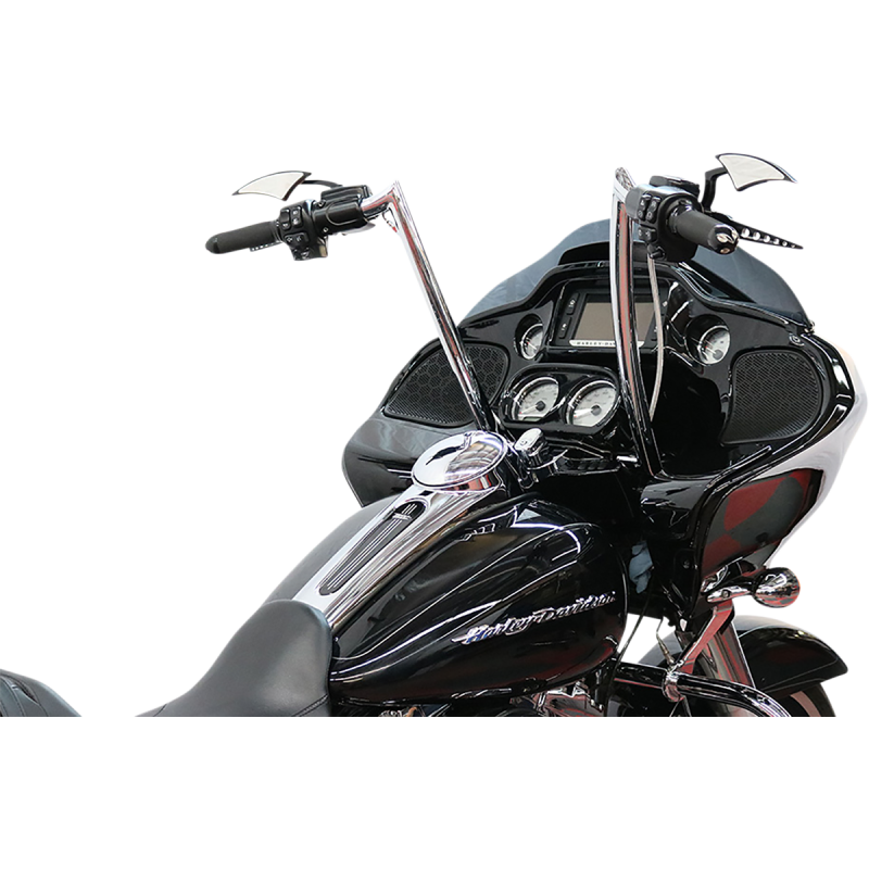 1 1/4" Bagger Monkey Bars - Chrome, 16" Rise