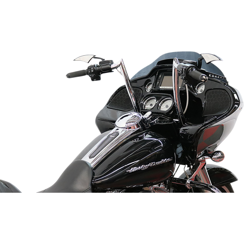 1 1/4" Bagger Monkey Bars - Chrome, 12" Rise