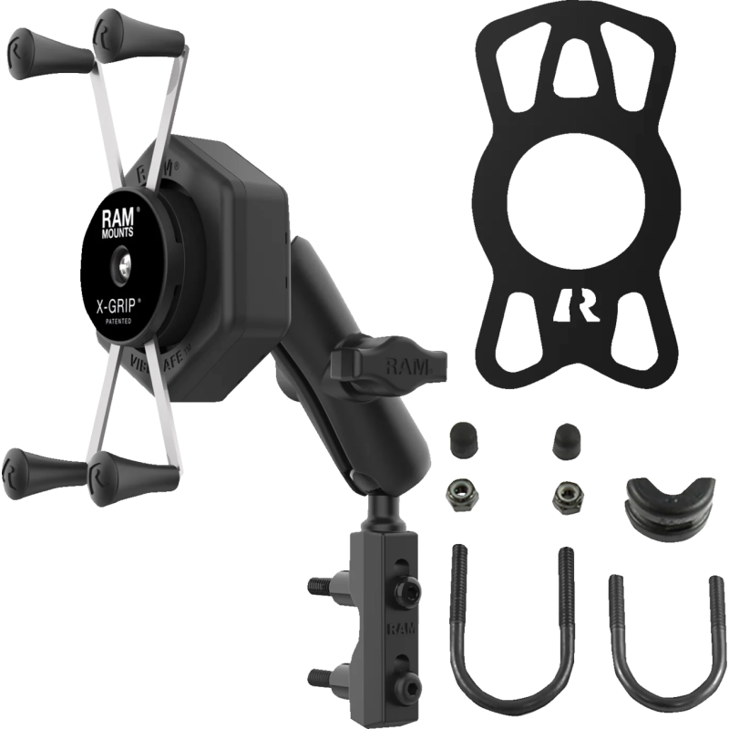 X-Grip Large Phone Mount with Vibe-Safe and Reservoir Base