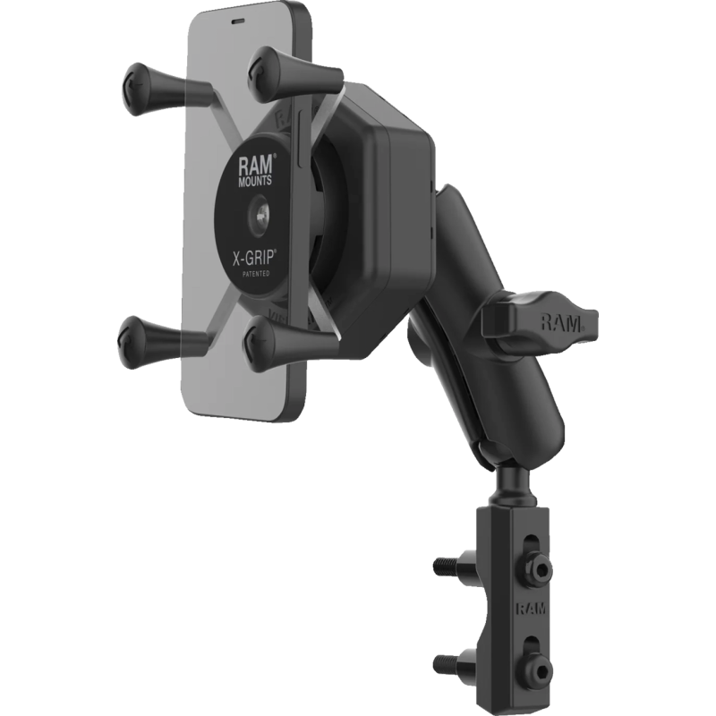 X-Grip Phone Mount with Vibe-Safe and Reservoir Base