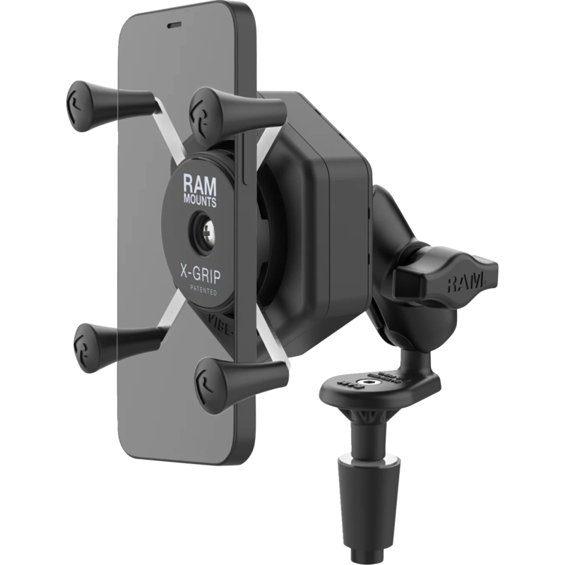 Phone Mount w/ Vibe-Safe and Fork Stem Base - short