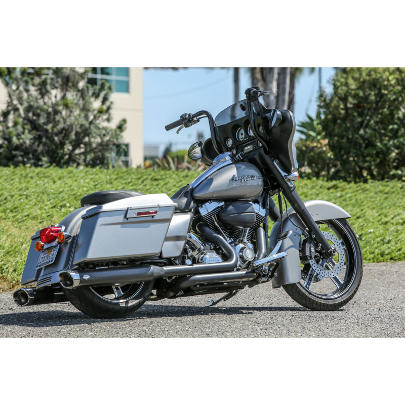 Gloss Black 1 1/4" Bagger Ape Hangers - 13" Rise