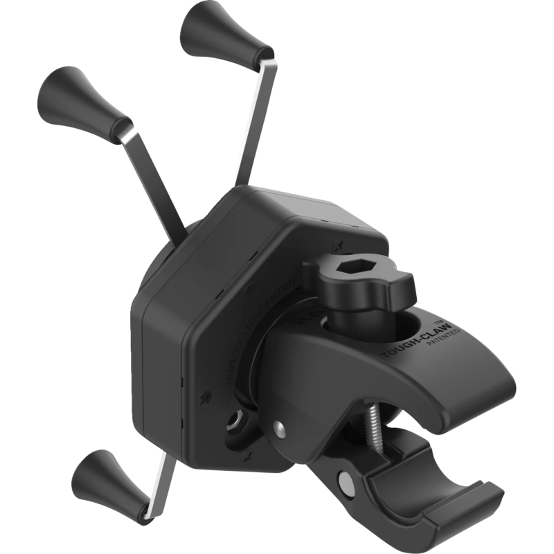 X-Grip Large Phone Mount with Vibe-Safe and Small Tough-Claw