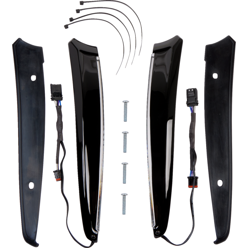 Horizon LED Windshield Trim Black