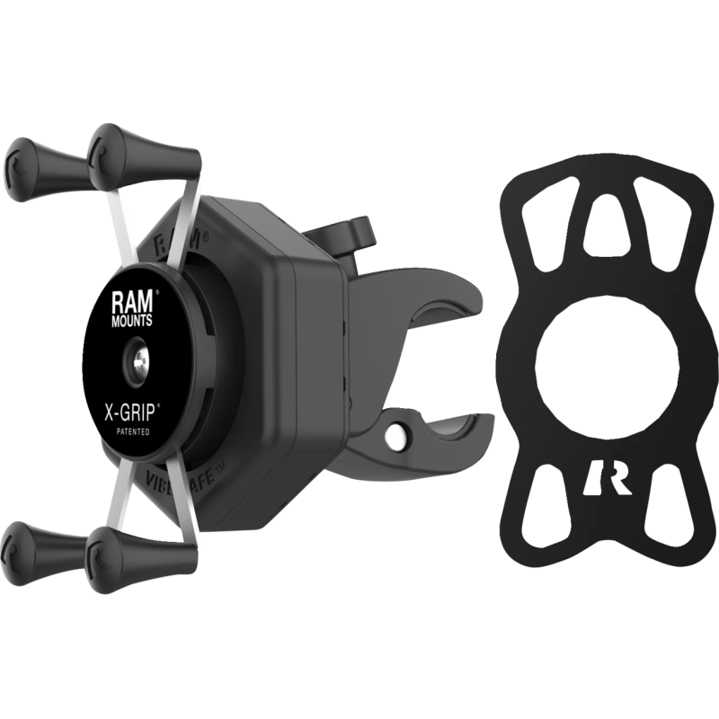 RAM X-Grip large phone mount with Vibe-Safe and small Tough-Claw