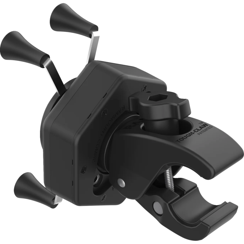 RAM X-Grip large phone mount with Vibe-Safe and small Tough-Claw
