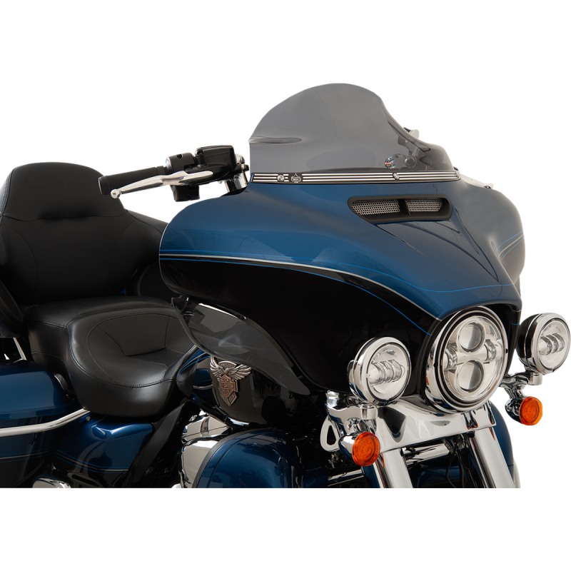 Flare Series Windshield Trim Black/Chrome