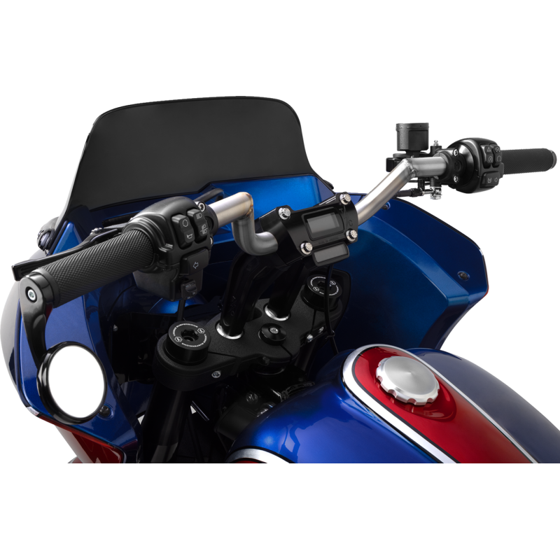 LA Choppers 1" Valley Handlebars - Stainless Steel