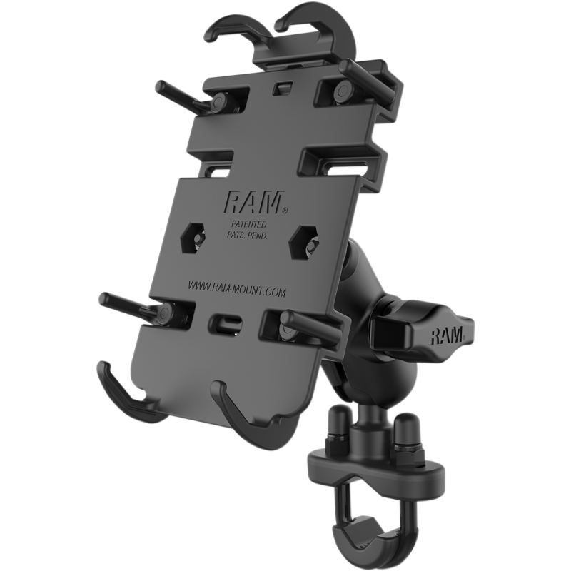 Quick-Grip Phone Mount with Handlebar U-Bolt Base