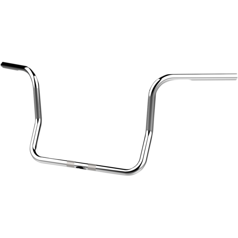 12" Bagger Bobber Ape Hangers (Dimpled/Drilled) - Chrome