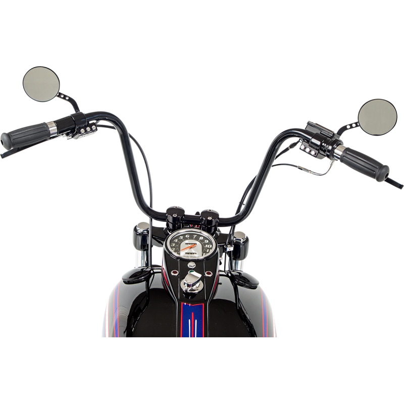 10" Rise Ape Hangers (Drilled) - Gloss Black