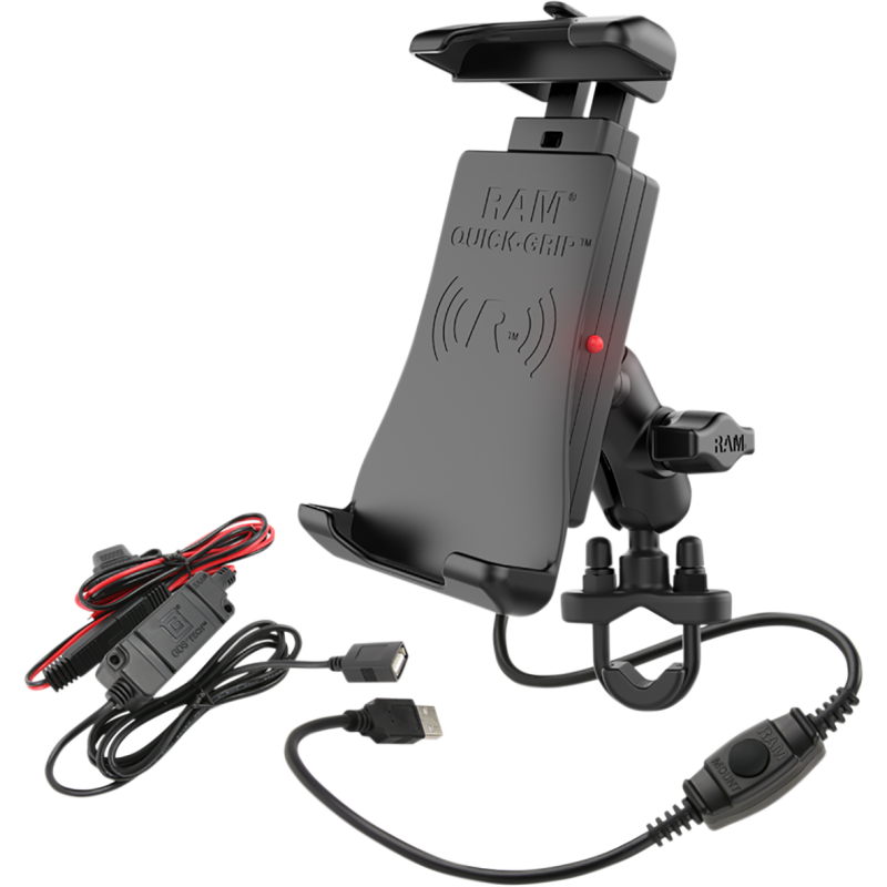 Quick-Grip Wireless Charging Holder with U-Bolt Mount