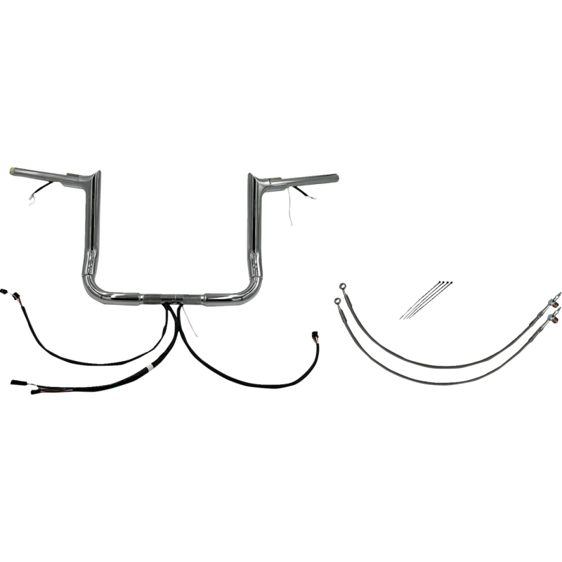 EZ Install Handlebar Kit Chrome 12" Rise