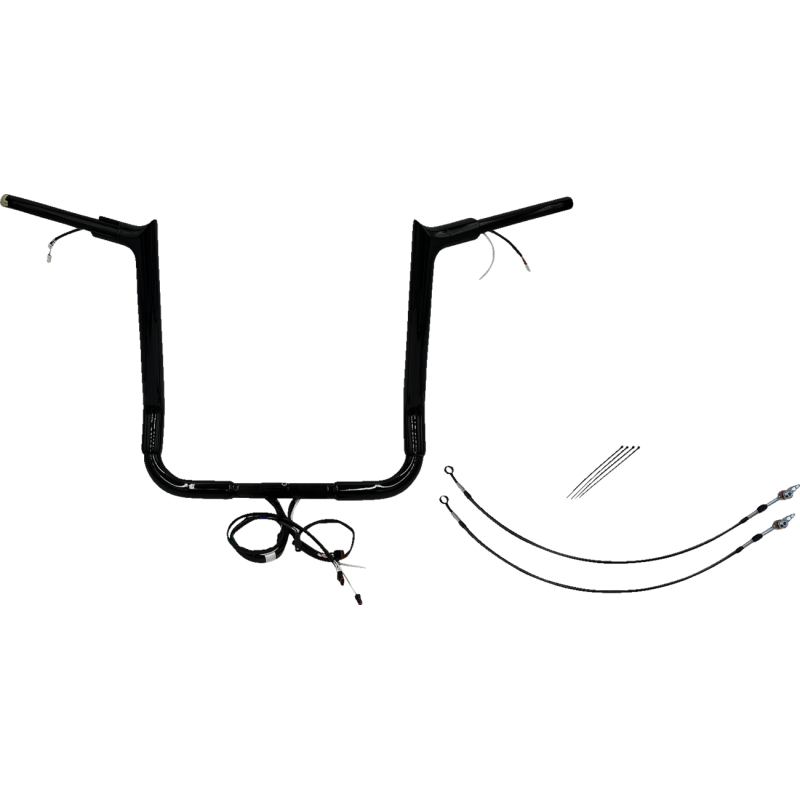 EZ Install Handlebar Kit Gloss Black 16" Rise