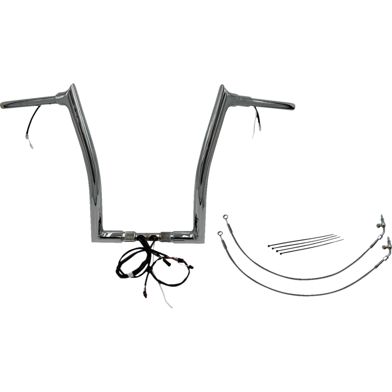 EZ Install Handlebar Kit Chrome 16" Rise