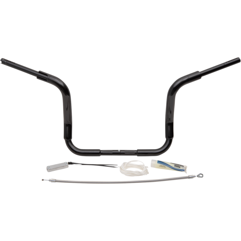 Fat Baggers Round Top EZ Install Handlebar 12" Gloss Black