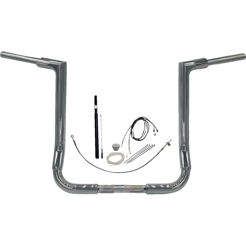 Fat Baggers Flat Top EZ Install Handlebar 16" Chrome