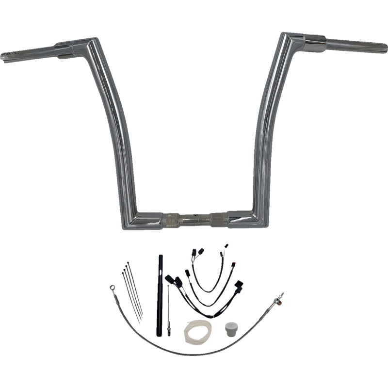 Fat Baggers Flat Top EZ Install Handlebar 16" Chrome