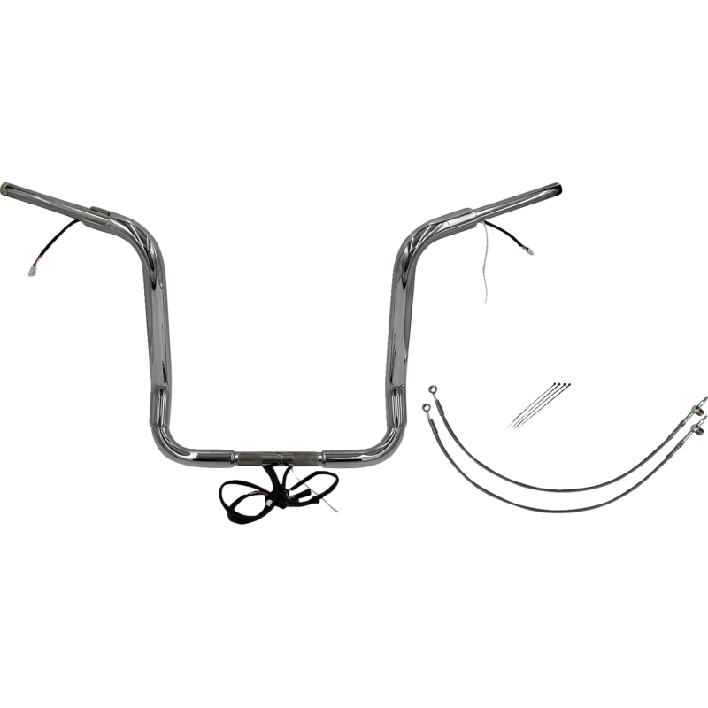 Fat Baggers Round Top EZ Install Handlebar 16" Chrome