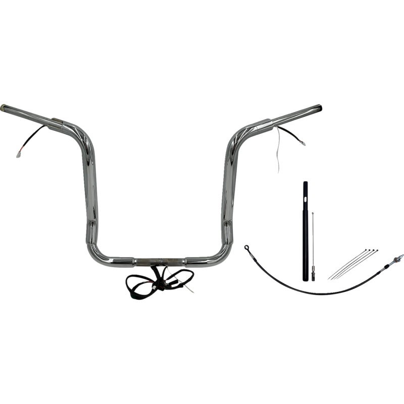 Fat Baggers Round Top EZ Install Handlebar 16" Chrome