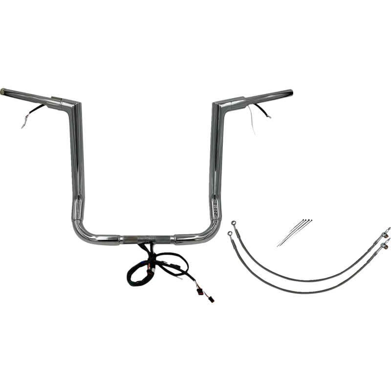 Fat Baggers Flat Top EZ Install Handlebar 16" Chrome
