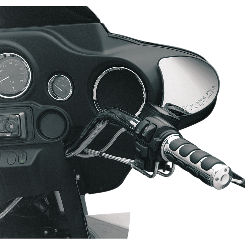 Drag Specialties Chrome Speaker Bezels