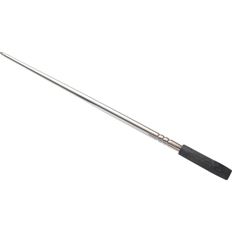 High Caliber Flexible Antenna 8" Chrome