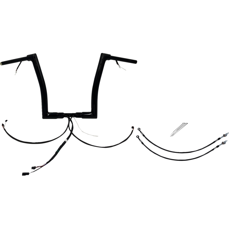 Fat Baggers Flat Top EZ Install Handlebar 14" Gloss Black