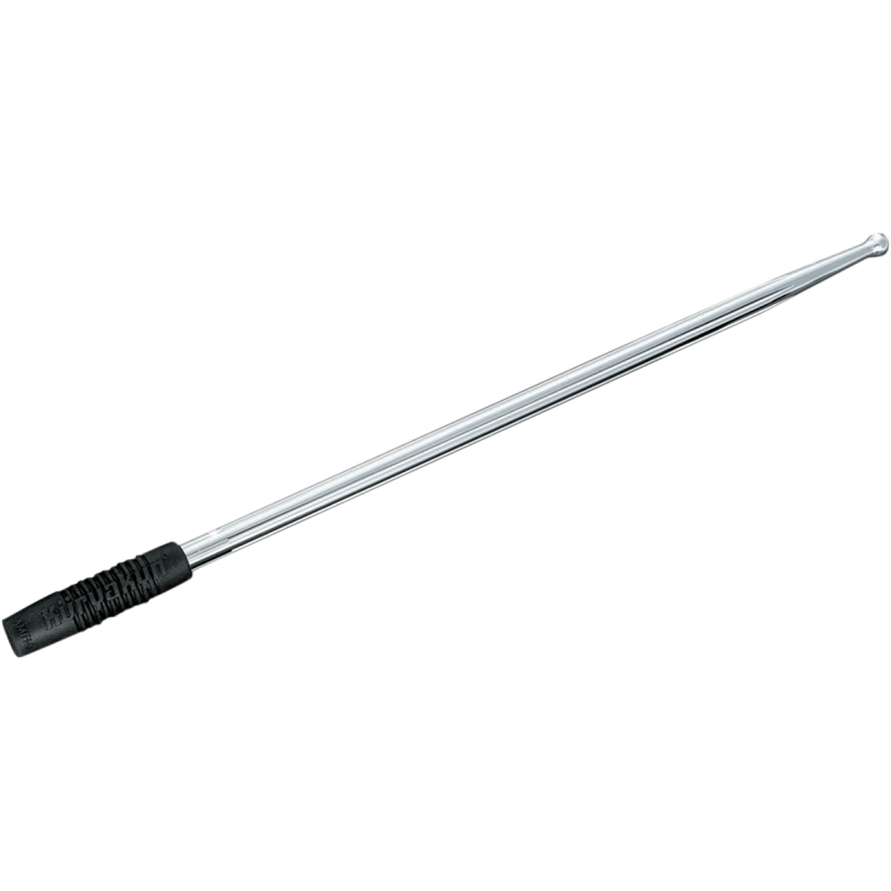 Billet Antenna Round/Grooved Chrome