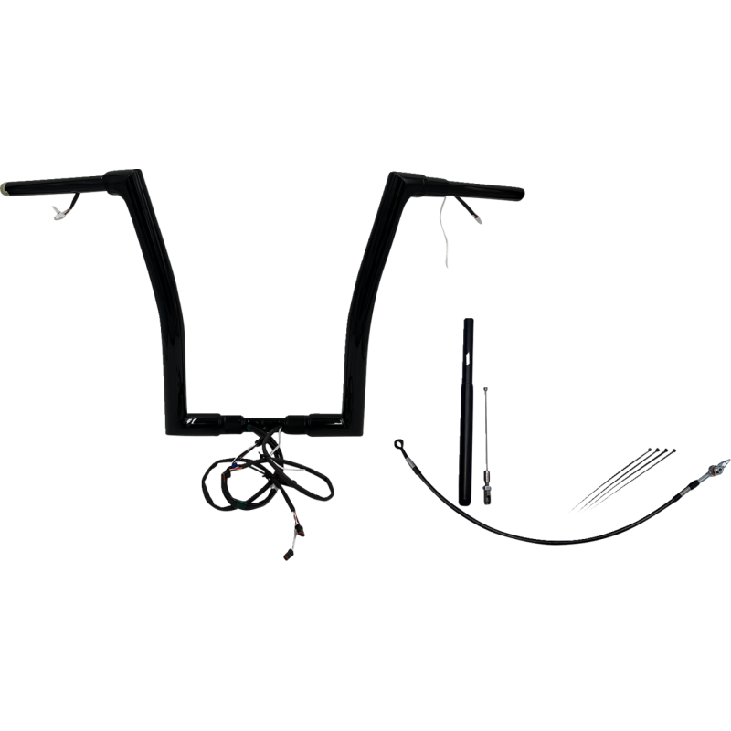 Fat Baggers Flat Top EZ Install Handlebar 16" Gloss Black