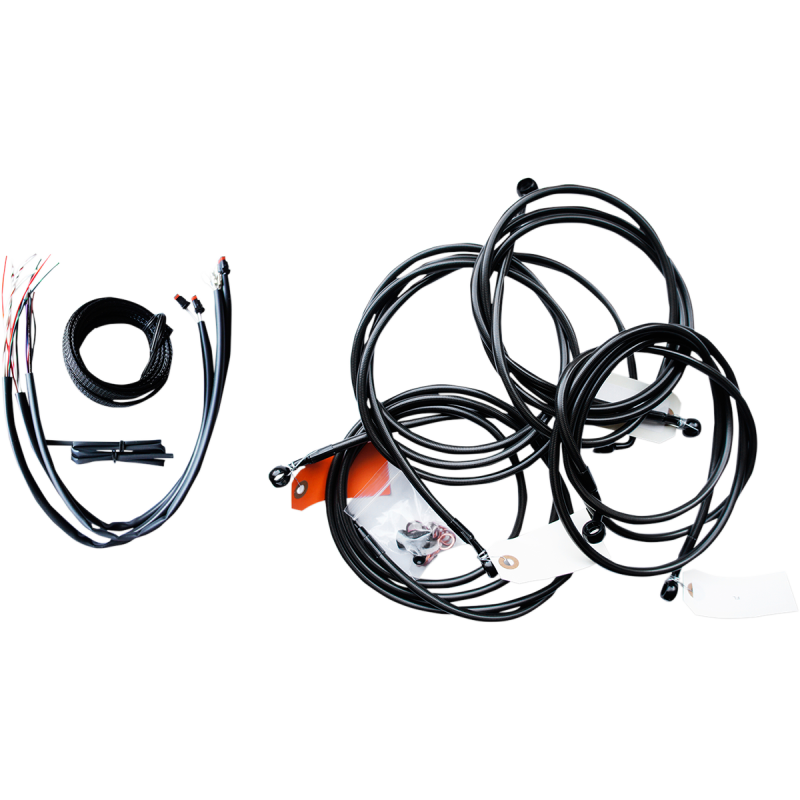 Gloss Black 10" Ape Hanger Kit