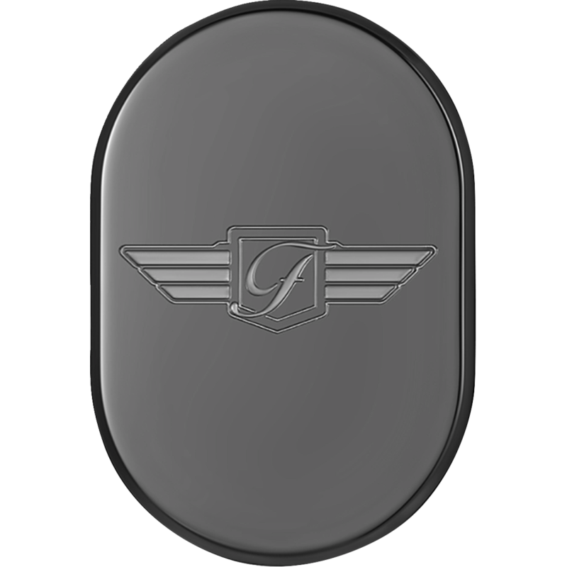 Antenna Cover Left Rear Black Figurati Logo