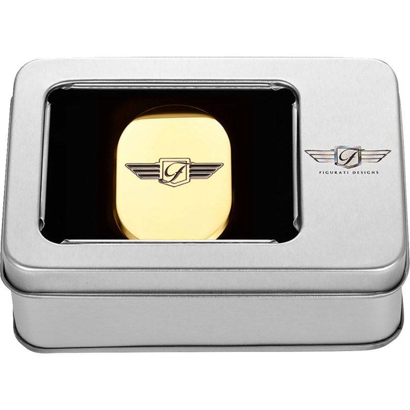 Antenna Cover Left Rear Gold Figurati Logo